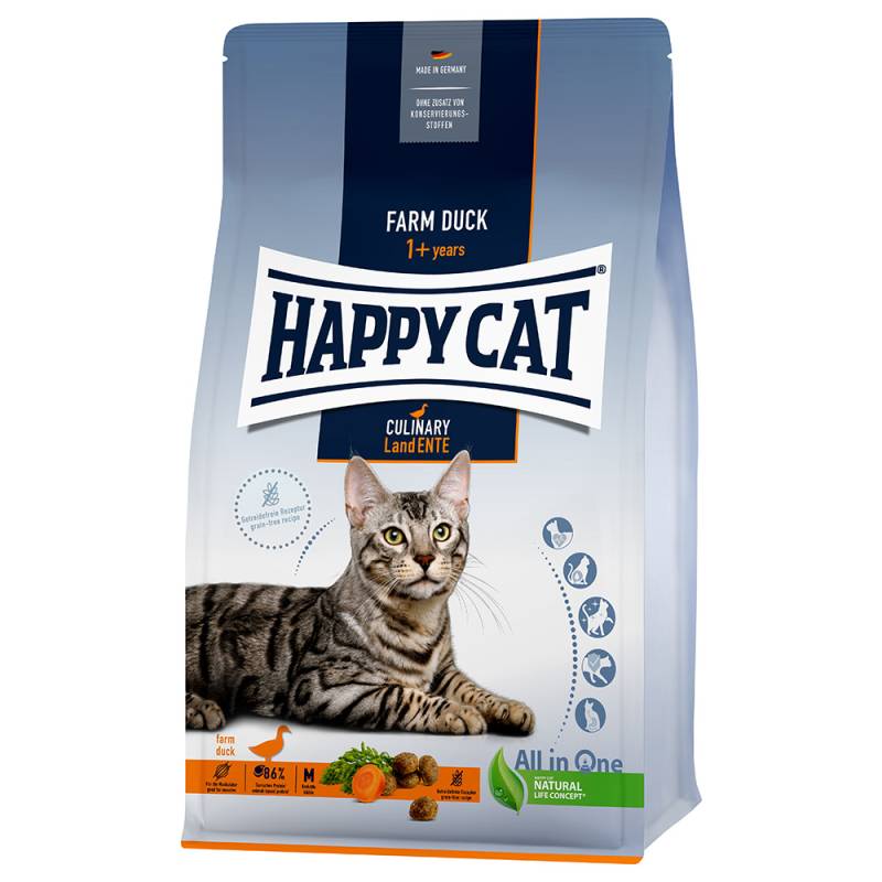 Happy Cat Culinary Adult Land-Ente  - Sparpaket: 2 x 1,3 kg von Happy Cat