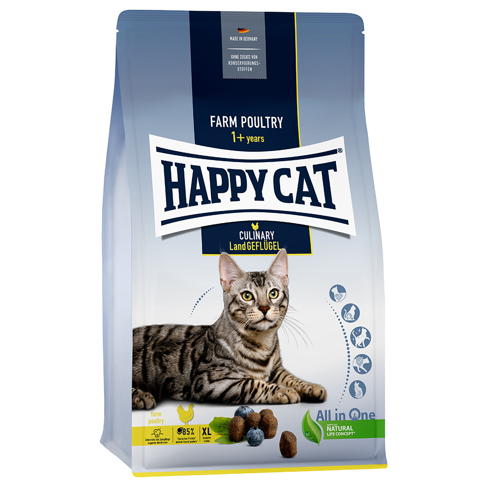 Happy Cat Culinary Adult Land-Geflügel  - Sparpaket: 2 x 1,3 kg von Happy Cat