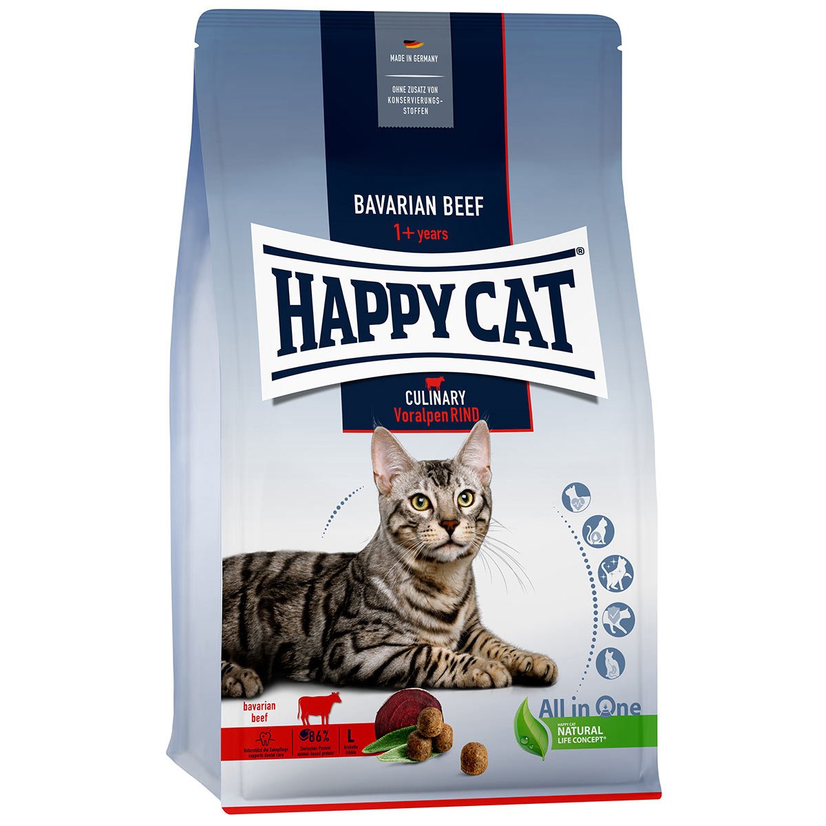 Happy Cat Culinary Adult Voralpen Rind 1,3kg von Happy Cat