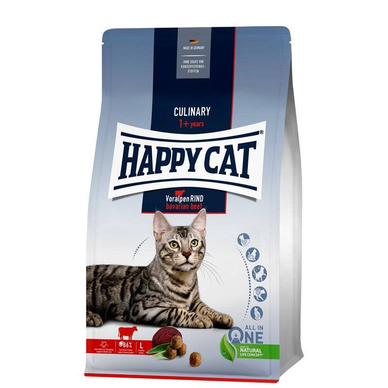 Happy Cat Culinary Adult Voralpen-Rind - 4 kg (6,49 € pro 1 kg) von Happy Cat