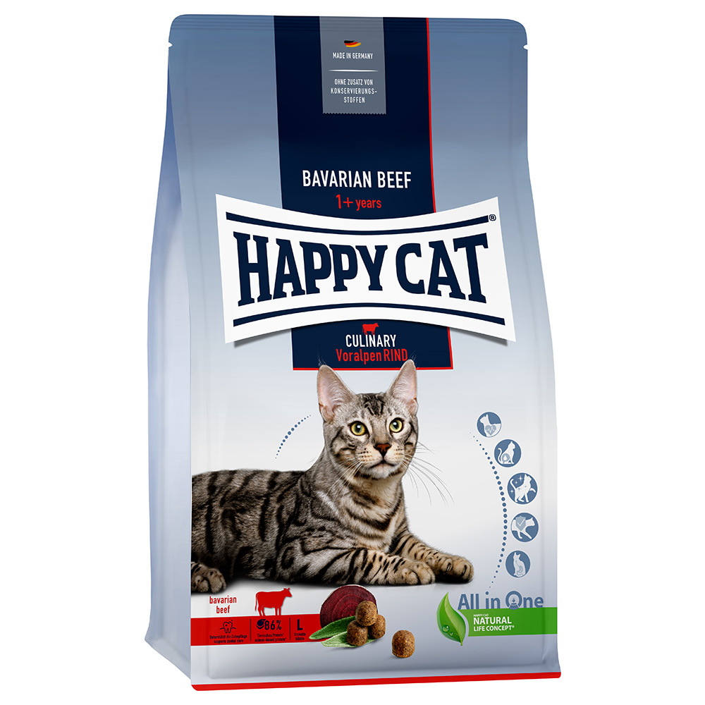 Happy Cat Culinary Adult Voralpen-Rind - Sparpaket: 2 x 300 g von Happy Cat