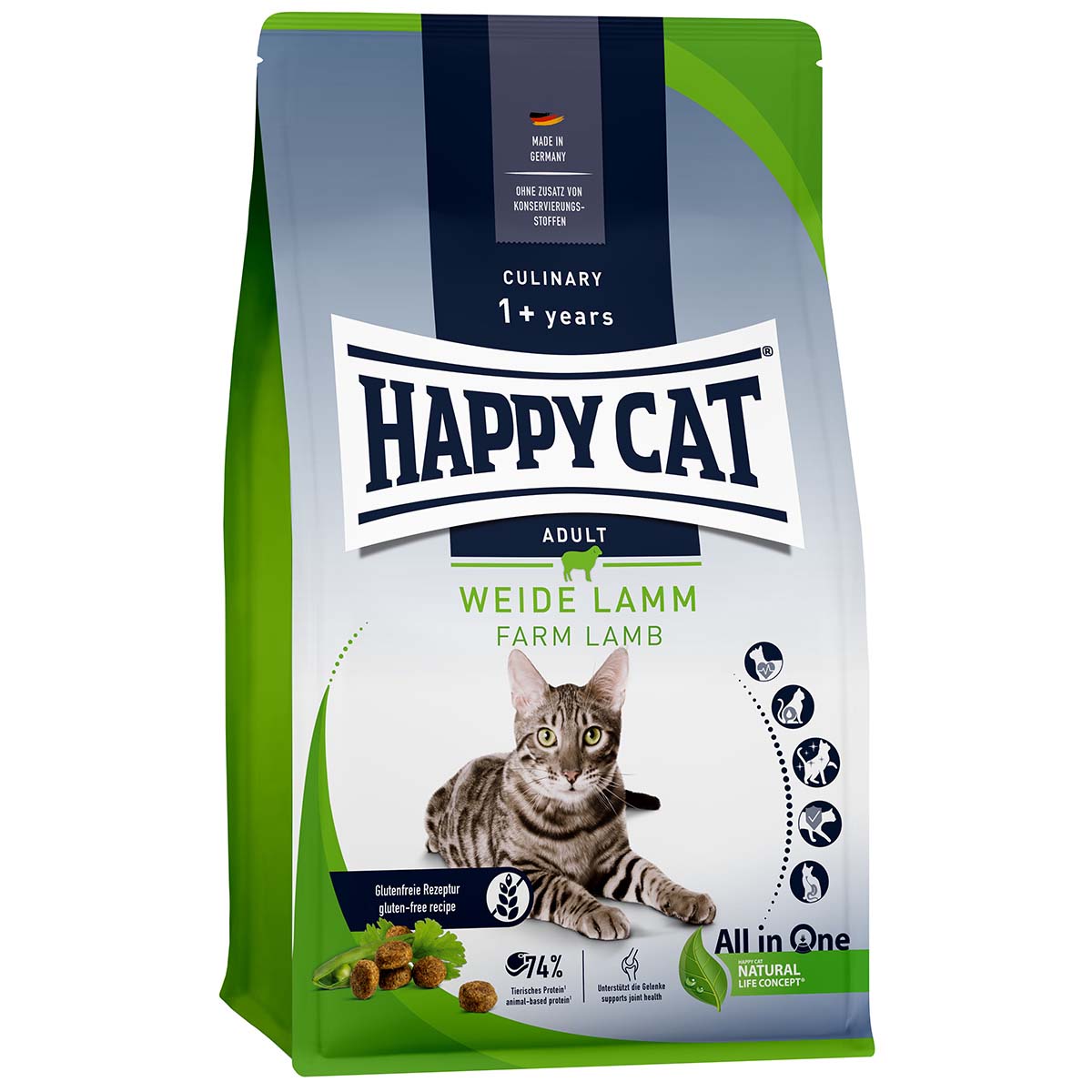 Happy Cat Culinary Adult Weide Lamm 1,3kg von Happy Cat