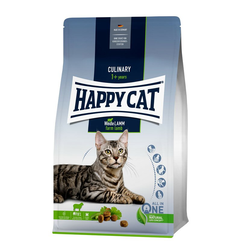 Happy Cat Culinary Adult Weide-Lamm 4 Kg (MHD: 02.24) (4,75 € pro 1 kg) von Happy Cat