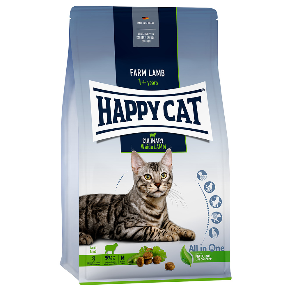 Happy Cat Culinary Adult Weide-Lamm - Sparpaket: 2 x 10 kg von Happy Cat