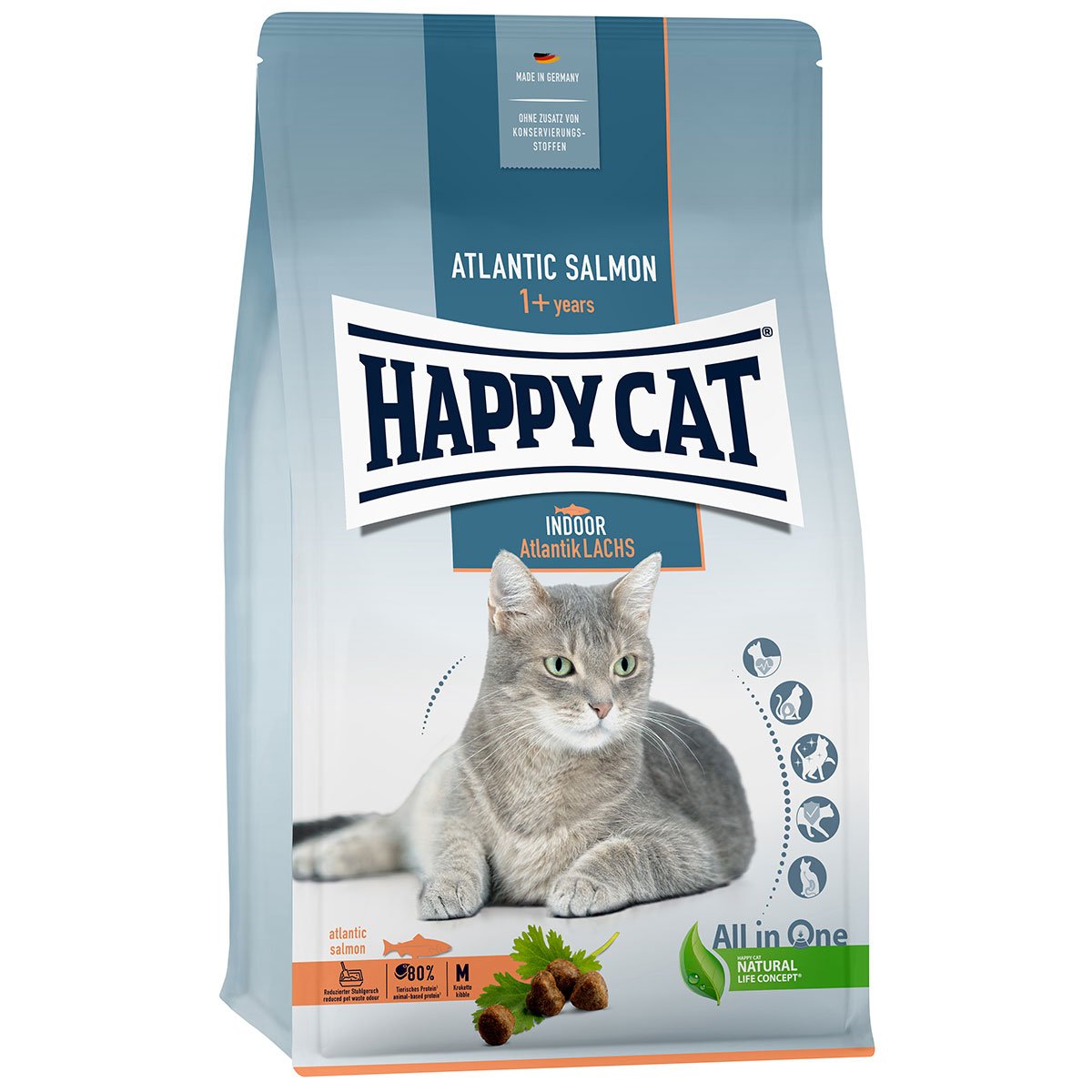 Happy Cat Indoor Adult Atlantik Lachs 1,3 kg von Happy Cat