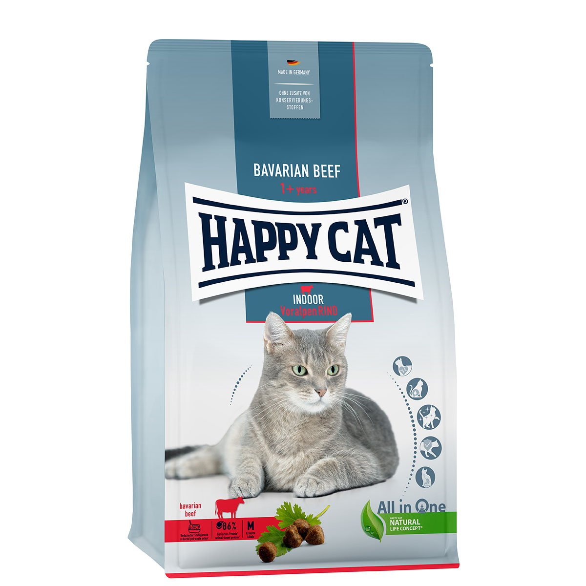 Happy Cat Indoor Adult Voralpen Rind 4kg von Happy Cat