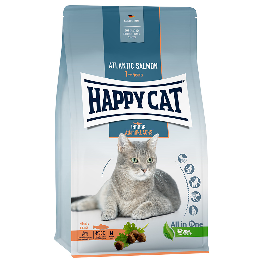 Happy Cat Indoor Atlantik-Lachs - 4 kg von Happy Cat