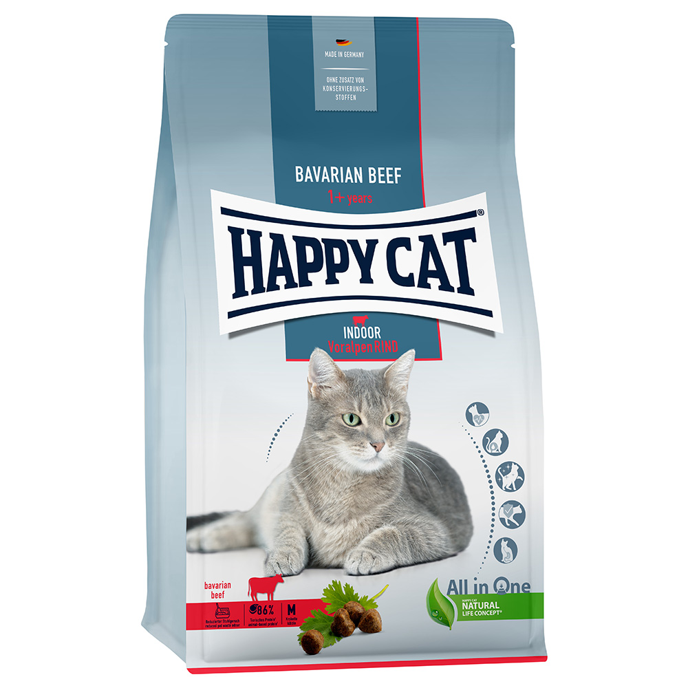 Happy Cat Indoor Voralpen-Rind - 4 kg von Happy Cat