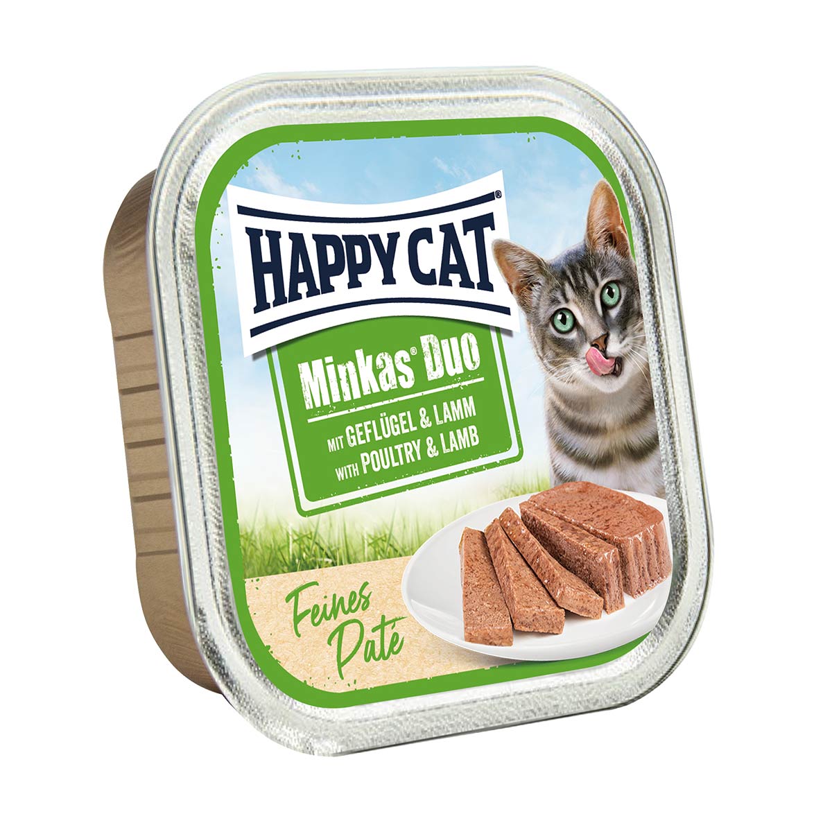 Happy Cat Minkas Duo Geflügel & Lamm Paté 16x100g von Happy Cat