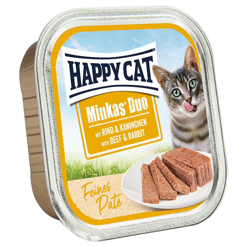 Happy Cat Minkas Duo Feines Paté - Rind & Kaninchen 16 x 100 g Happy Cat Minkas Duo Feines Paté - Rind & Kaninchen 16 x 100 g von Happy Cat