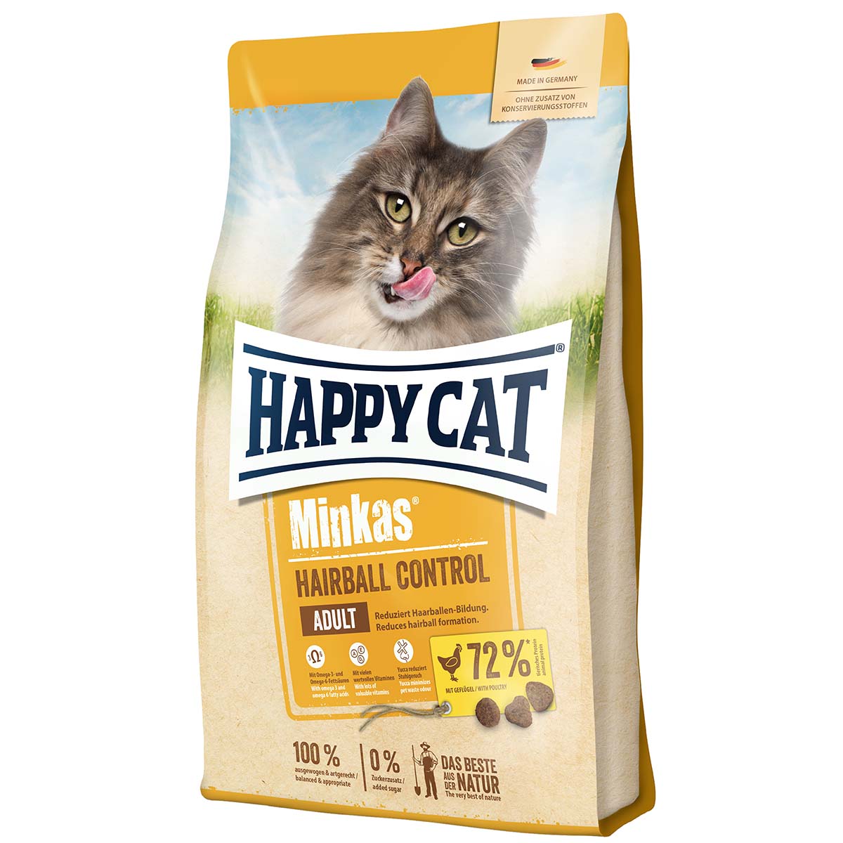 Happy Cat Minkas Hairball Control Geflügel 1,5kg von Happy Cat