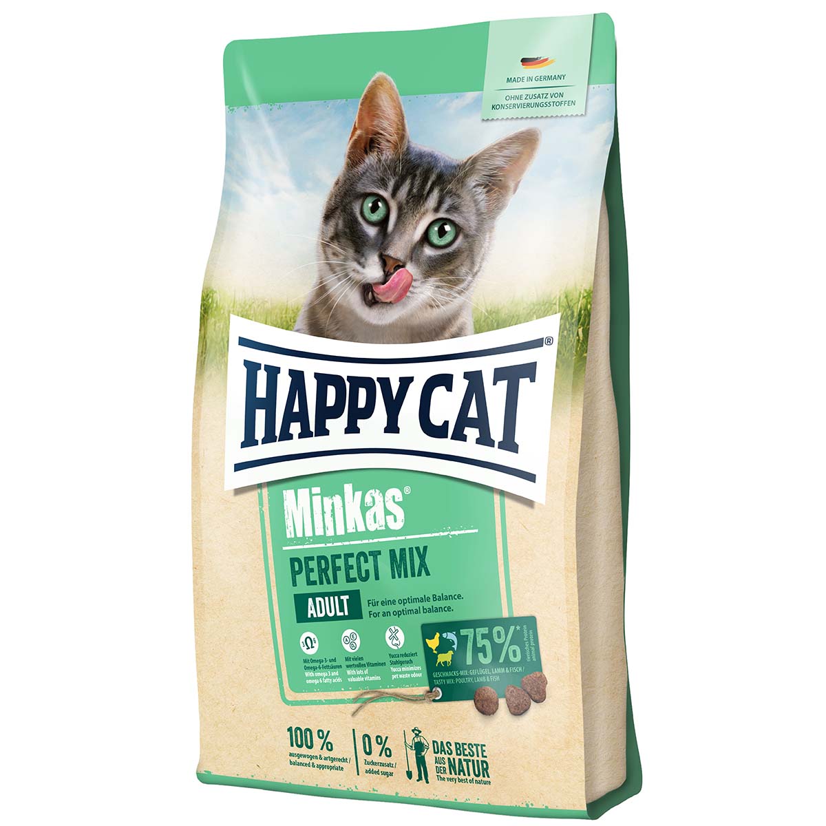 Happy Cat Minkas Perfect Mix Geflügel, Fisch & Lamm 1,5kg von Happy Cat