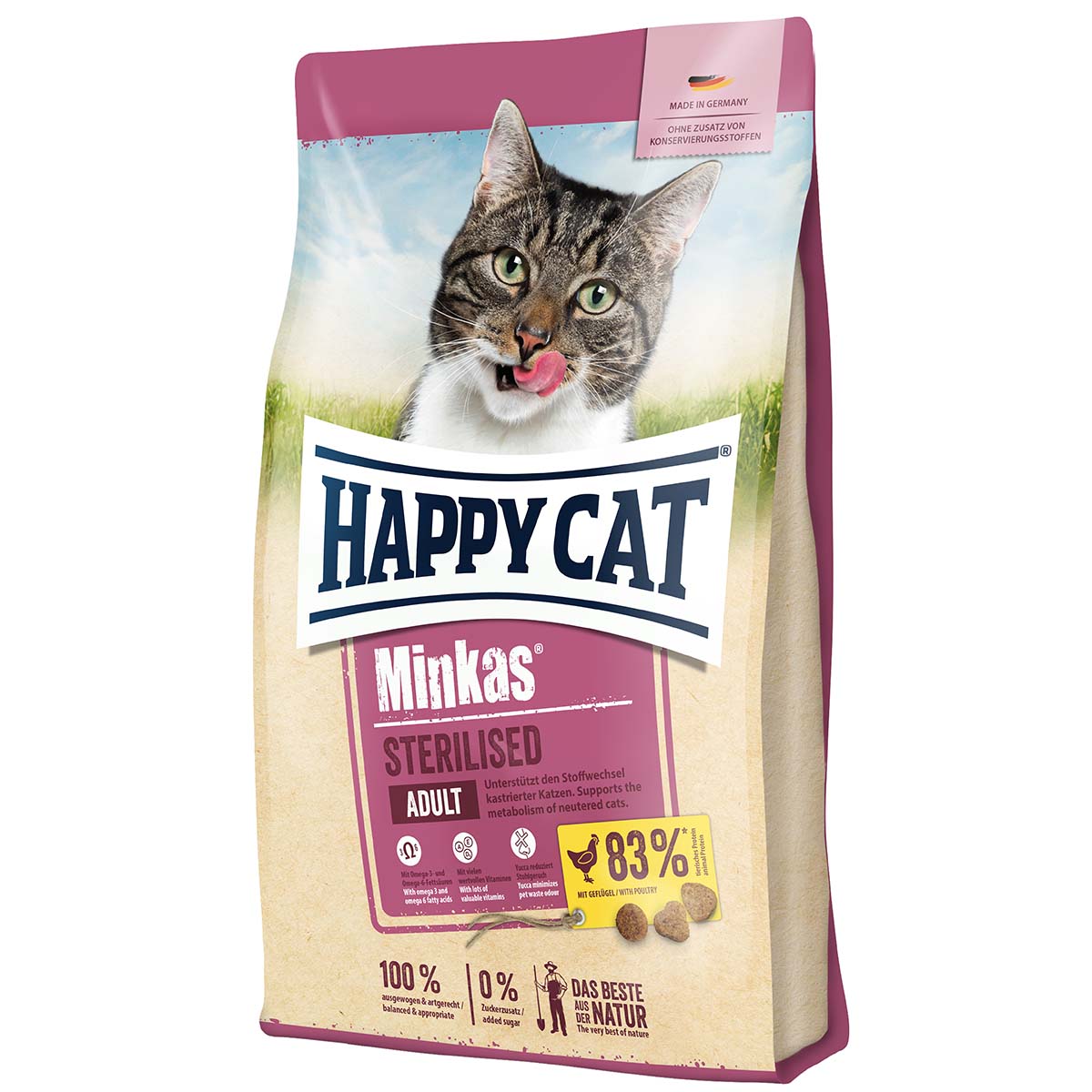 Happy Cat Minkas Sterilised Geflügel 1,5kg von Happy Cat