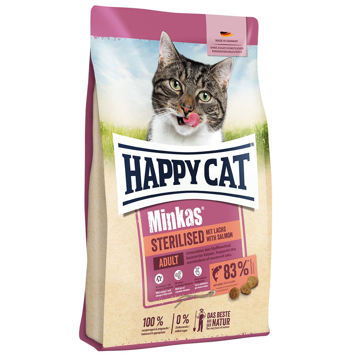 Happy Cat Minkas Sterilised Lachs 10 kg Happy Cat Minkas Sterilised Lachs 10 kg von Happy Cat