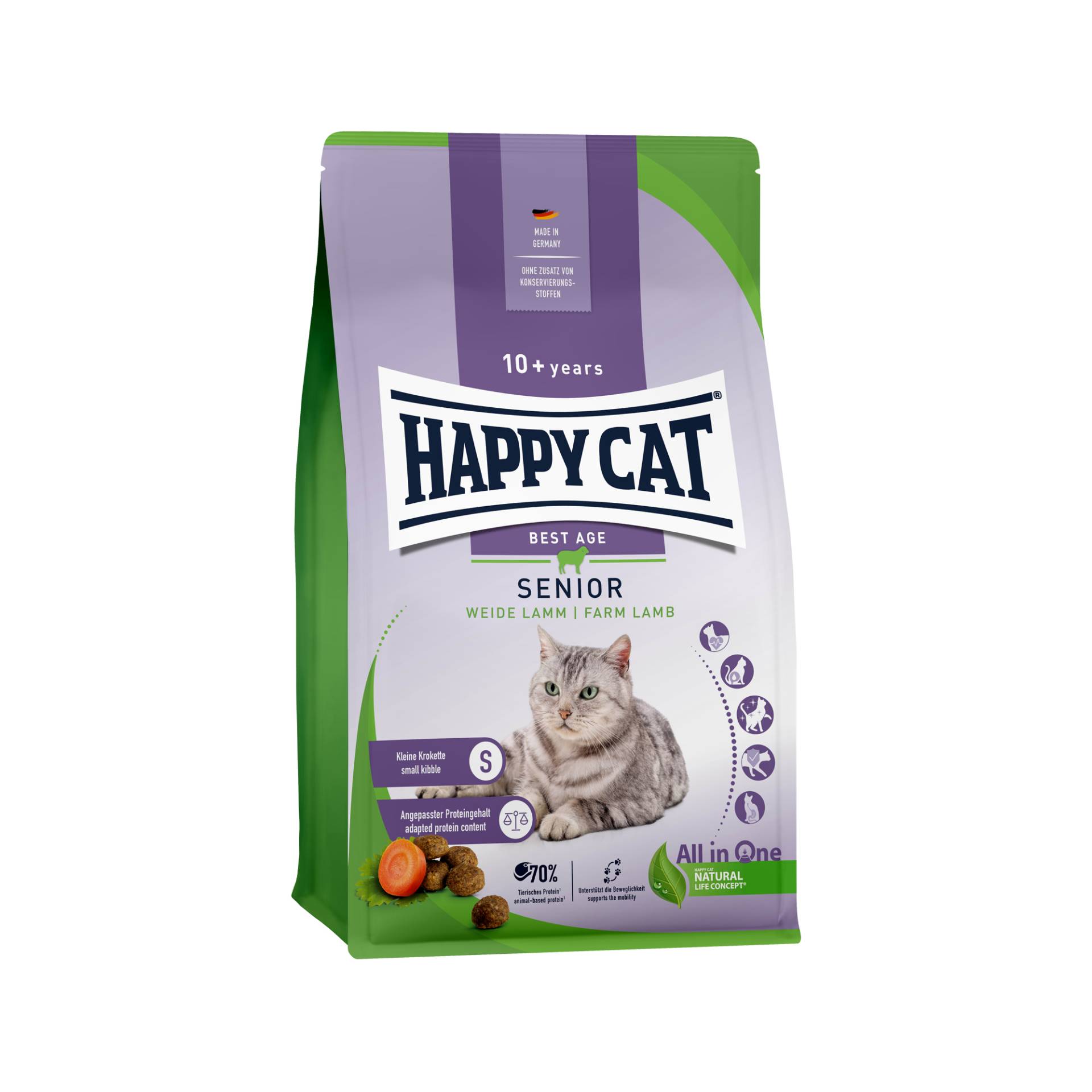 Happy Cat Senior - Lamm - 1,3 kg von Happy Cat