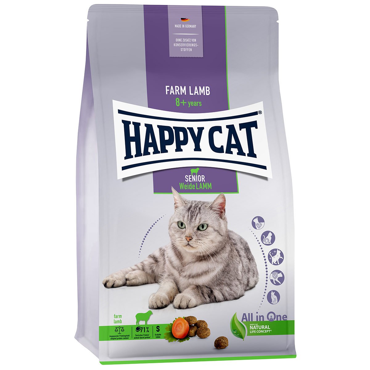 Happy Cat Senior Weide Lamm 1,3 kg von Happy Cat