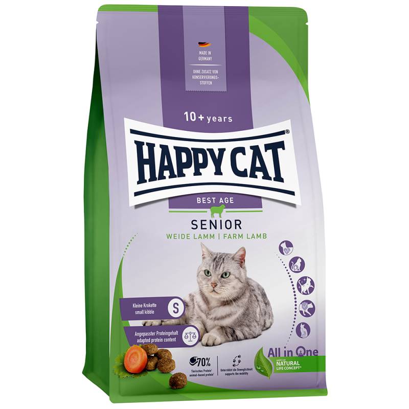 Happy Cat Senior Weide-Lamm  - 1,3 kg von Happy Cat