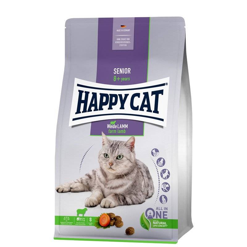 Happy Cat Senior Weide Lamm - 4 kg (6,49 € pro 1 kg) von Happy Cat