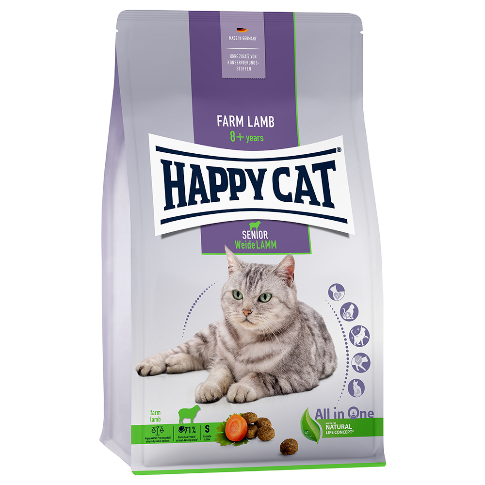 Happy Cat Senior Weide-Lamm  - 4 kg von Happy Cat