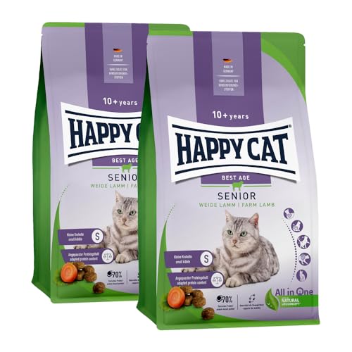 Happy Cat Senior Weide Lamm M - Trockenfutter für Katzensenioren ab dem 8. Lebensjahr - 2X 4kg Happy Cat Senior Weide Lamm M - Trockenfutter für Katzensenioren ab dem 8. Lebensjahr - 2X 4kg von Happy Cat