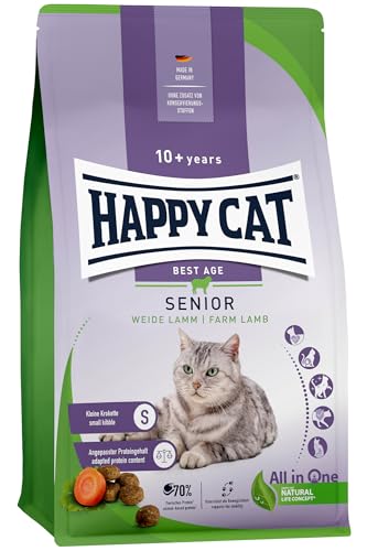 Happy Cat Senior Weide Lamm M - Trockenfutter für Katzensenioren ab dem 8. Lebensjahr - 4kg Happy Cat Senior Weide Lamm M - Trockenfutter für Katzensenioren ab dem 8. Lebensjahr - 4kg von Happy Cat