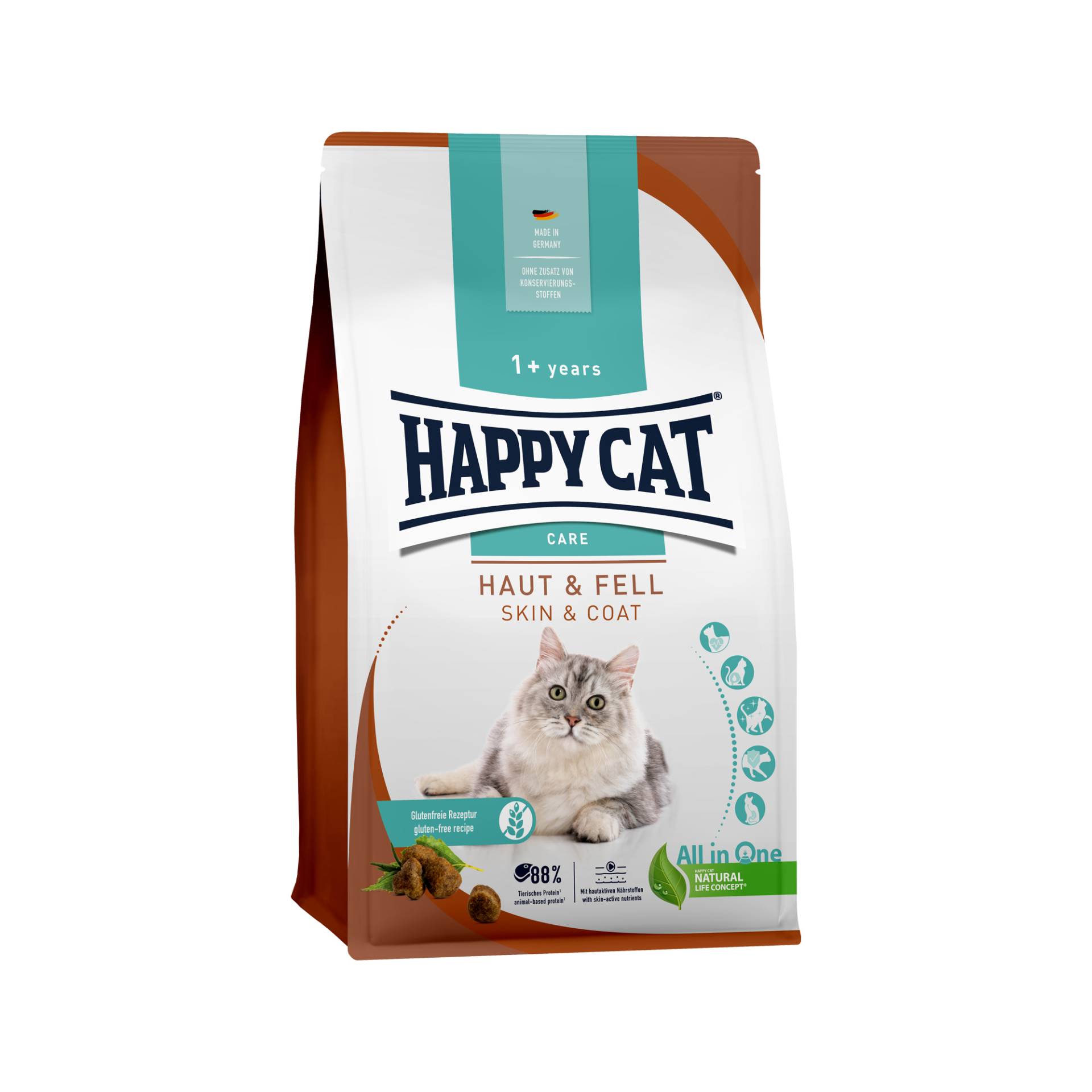 Happy Cat Care Haut & Fell - 4 kg Happy Cat Care Haut & Fell - 4 kg von Happy Cat