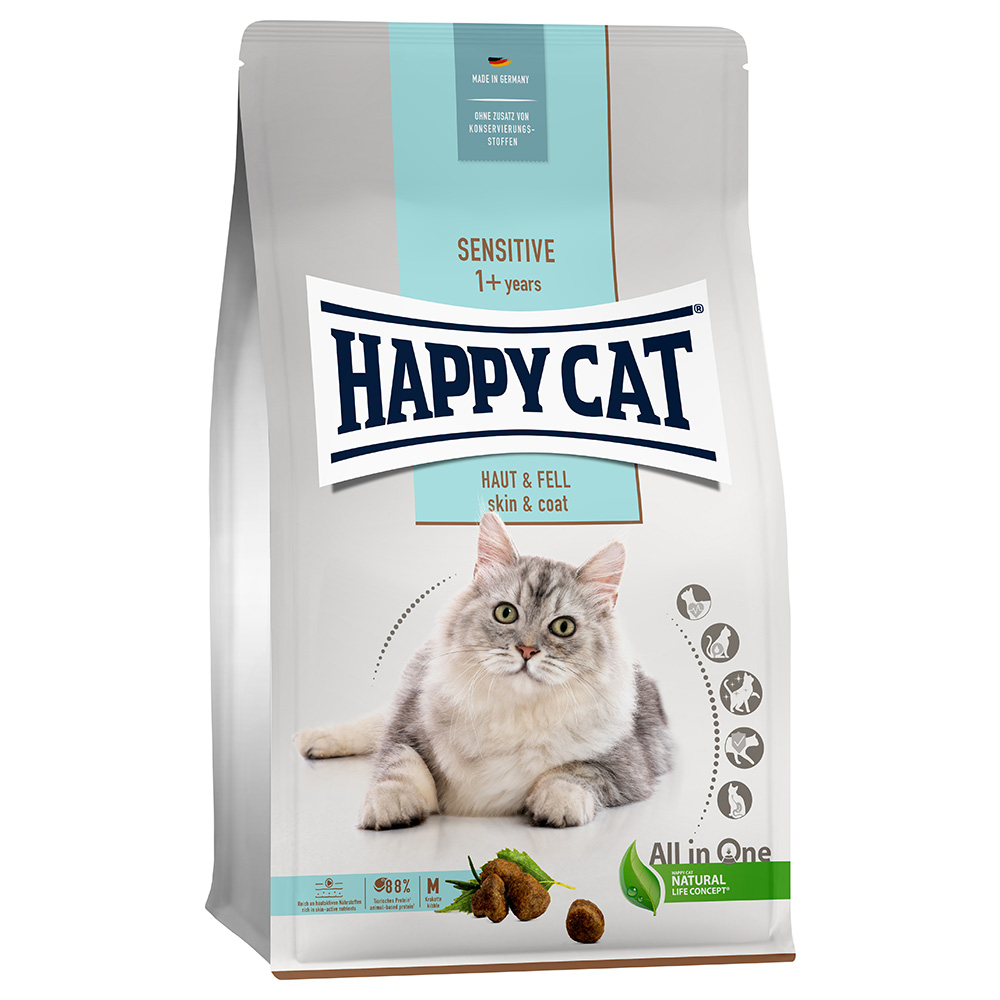 Happy Cat Sensitive Haut & Fell - Sparpaket: 2 x 4 kg von Happy Cat
