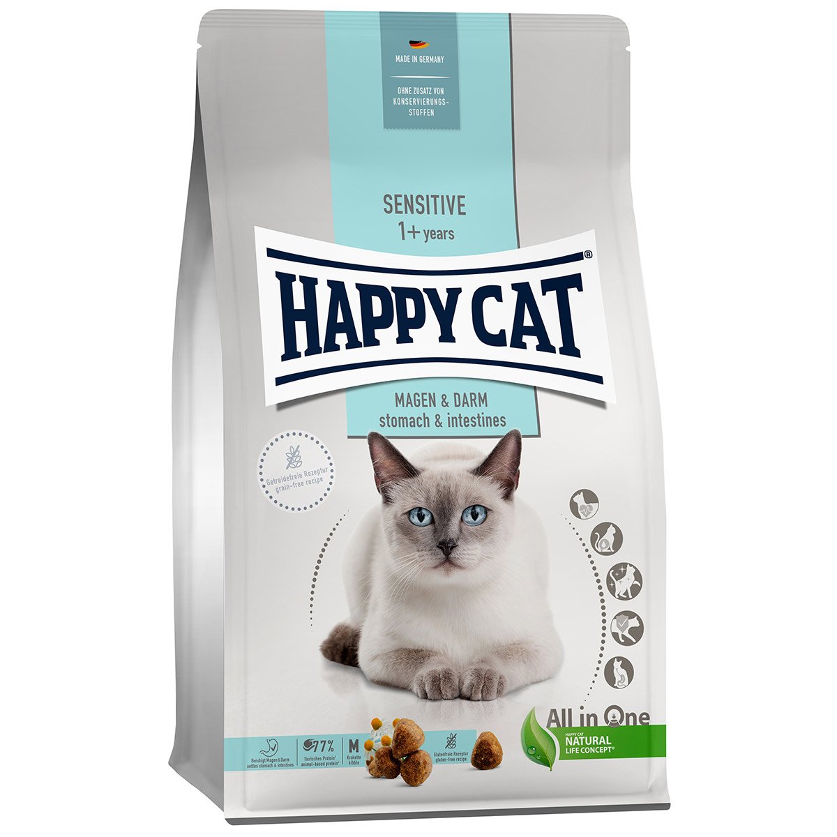Happy Cat Sensitive Magen & Darm 3x4kg von Happy Cat