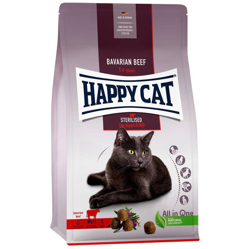 Happy Cat Sterilised Adult Voralpen Rind 10kg von Happy Cat
