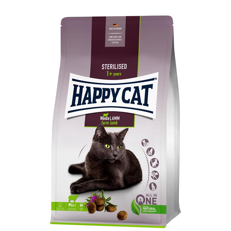 Happy Cat Sterilised Adult Weide Lamm - 10 kg Happy Cat Sterilised Adult Weide Lamm - 10 kg von Happy Cat