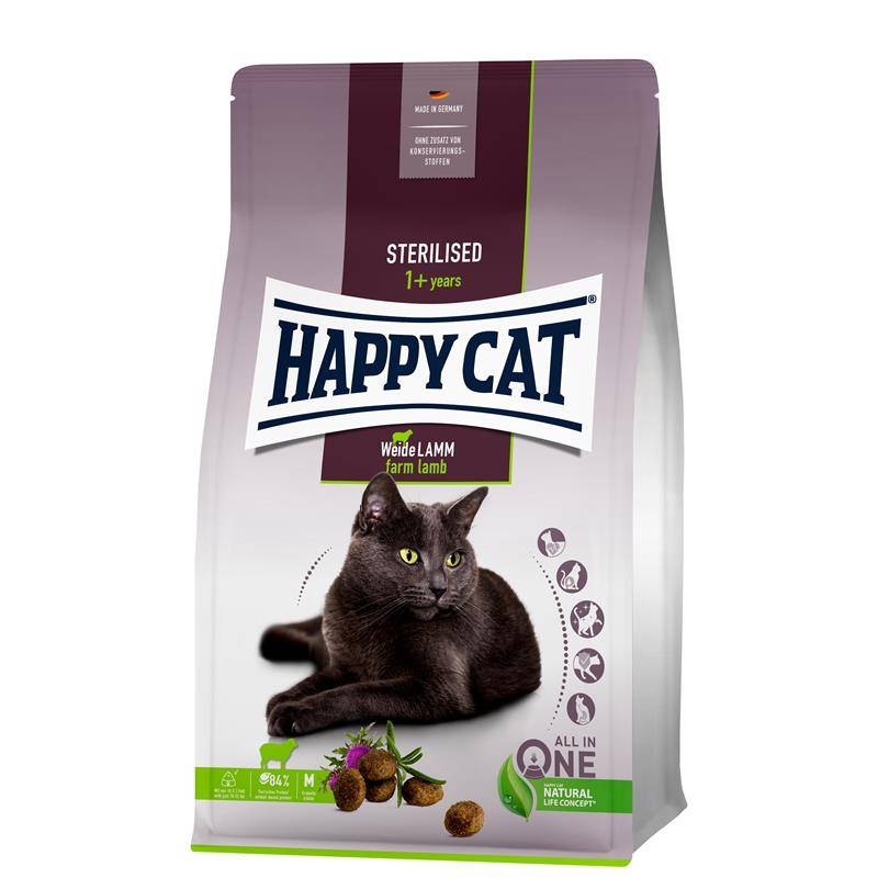 Happy Cat Sterilised Adult Weide Lamm - 10 kg Happy Cat Sterilised Adult Weide Lamm - 10 kg von Happy Cat