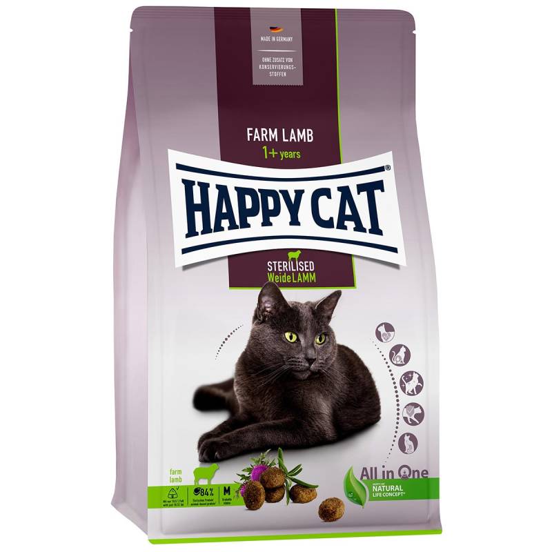 Happy Cat Sterilised Adult Weide Lamm 10kg von Happy Cat