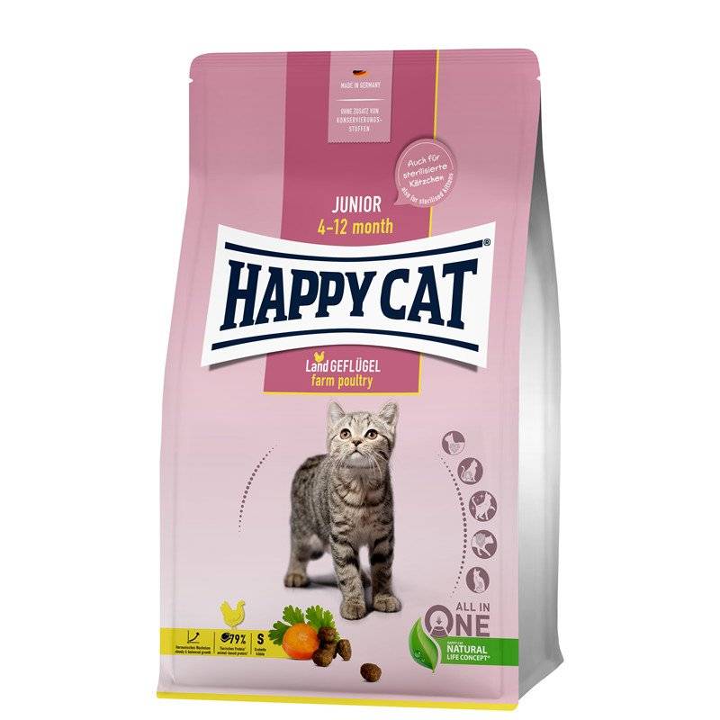 Happy Cat Young Junior Land Geflügel - 4 kg (6,74 € pro 1 kg) von Happy Cat