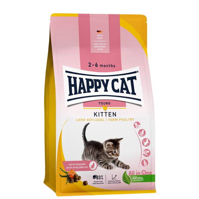 Happy Cat Young Kitten Land Geflügel 1,3kg von Happy Cat