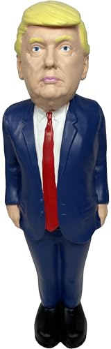 Happy Creatures Präsident Donald Trump Parodie Hundespielzeug Quietschendes Hundespielzeug 3-dimensionale Trump-Ähnlichkeit Naturkautschuklatex 21,6 cm hoch Happy Creatures Präsident Donald Trump Parodie Hundespielzeug Quietschendes Hundespielzeug 3-dimensionale Trump-Ähnlichkeit Naturkautschuklatex 21,6 cm hoch von Happy Creatures