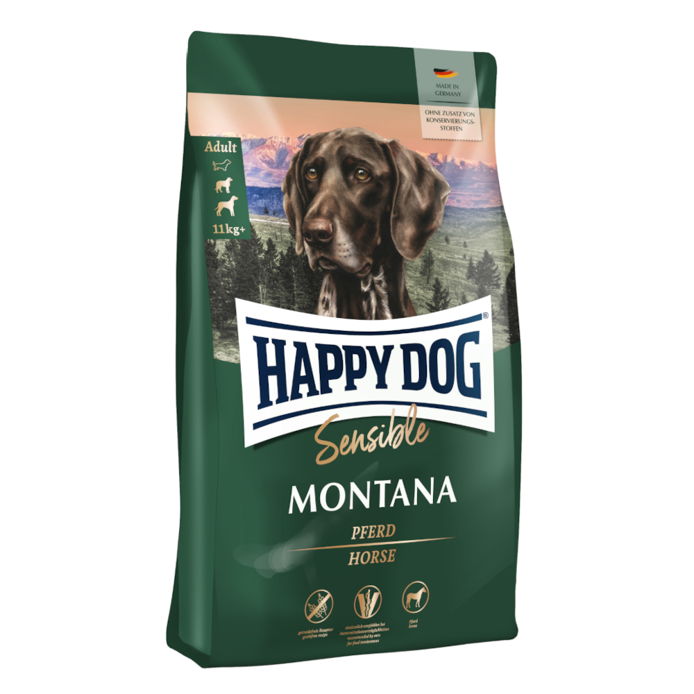 Happy Dog Supreme Sensible Montana 10 kg oder 4 kg - Sparpaket: 2 x 10 kg von Happy Dog Supreme Sensible