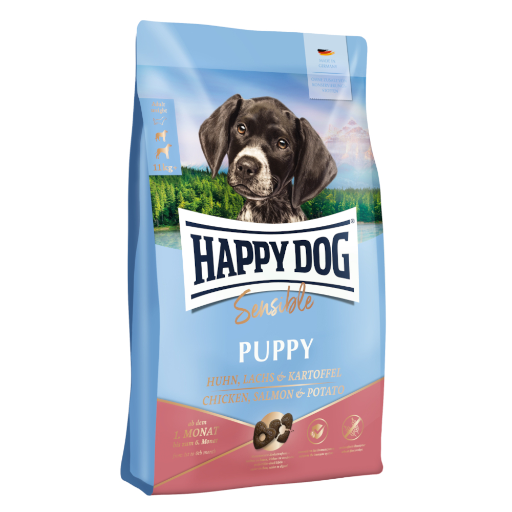 Happy Dog Supreme Sensible Puppy Huhn, Lachs & Kartoffel - 10 kg von Happy Dog Supreme Sensible