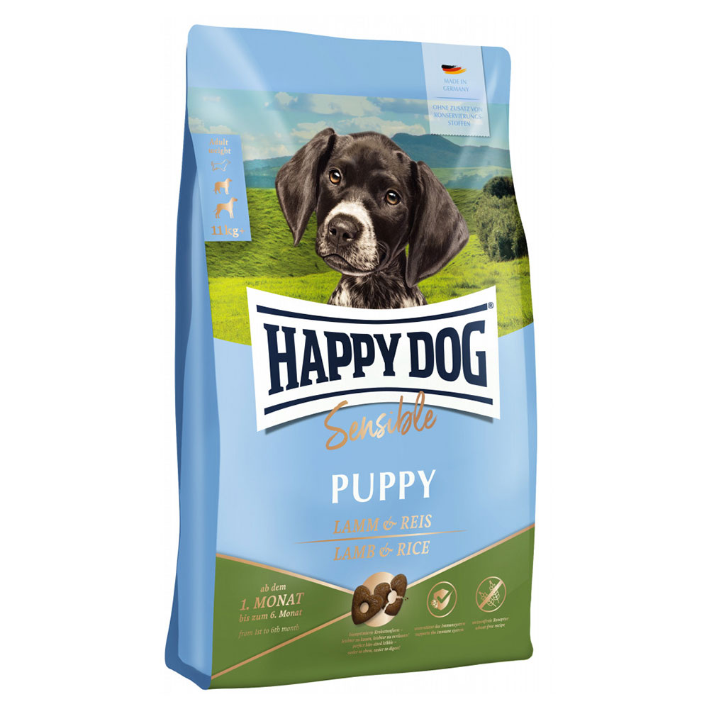 Happy Dog Supreme Sensible Puppy Lamm & Reis - Sparpaket: 2 x 10 kg von Happy Dog Supreme Sensible