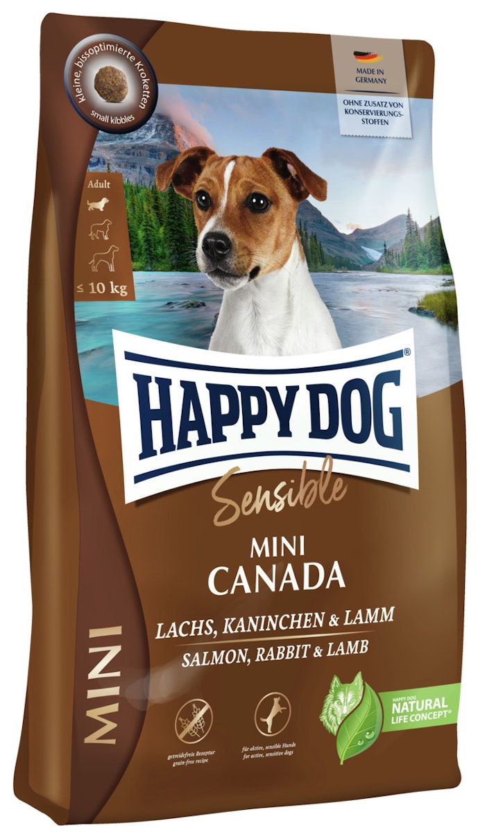 HAPPY DOG Mini Canada La/Kan/Lamm 4kg von Happy Dog