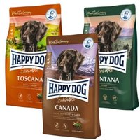 HAPPY DOG Sensible Probierpaket Länderreise 3x1kg Mixpaket 2 von Happy Dog