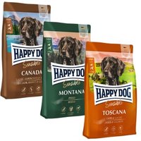 HAPPY DOG Sensible Probierpaket Länderreise 3x1kg Mixpaket 2 von Happy Dog