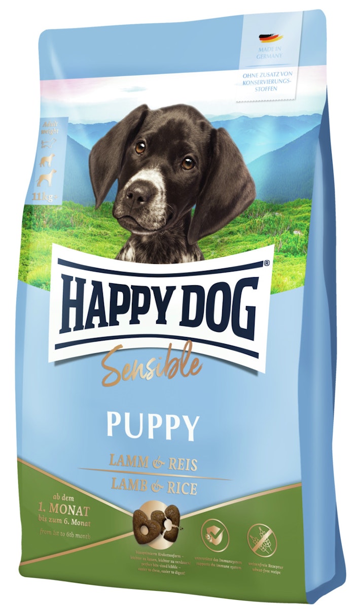 HAPPY DOG Sensible Puppy Lamm & Reis Hundetrockenfutter von Happy Dog