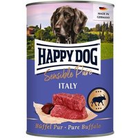 HAPPY DOG Sensible Pure Nassfutter Hund Adult 6x400 g Büffel von Happy Dog
