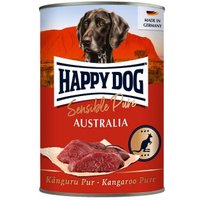 HAPPY DOG Sensible Pure Nassfutter Hund Adult 6x400 g Känguru von Happy Dog