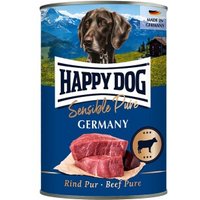 HAPPY DOG Sensible Pure Nassfutter Hund Adult 6x400 g Rind von Happy Dog