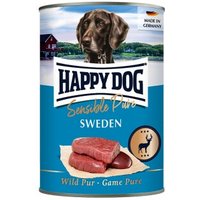HAPPY DOG Sensible Pure Nassfutter Hund Adult 6x400 g Wild von Happy Dog