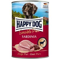 HAPPY DOG Sensible Pure Nassfutter Hund Adult 6x400 g Ziege von Happy Dog