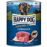 HAPPY DOG Sensible Pure Nassfutter Hund Adult 6x800 g Rind von Happy Dog