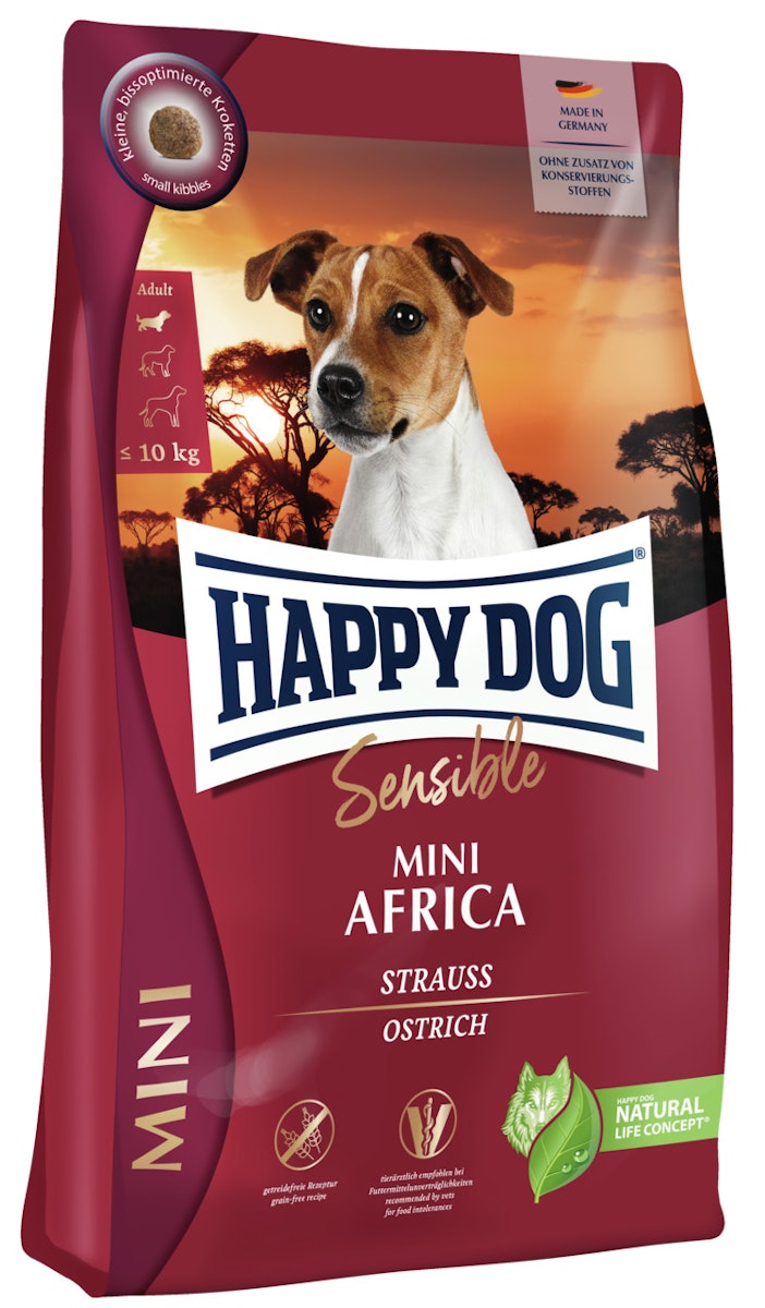 HAPPY DOG Supreme Mini Africa Hundetrockenfutter von Happy Dog