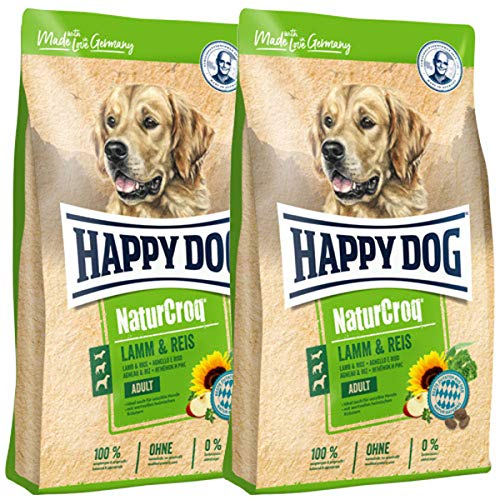 Happy Dog 2 x 15 kg NaturCroq Adult Lamm & Reis von Happy Dog